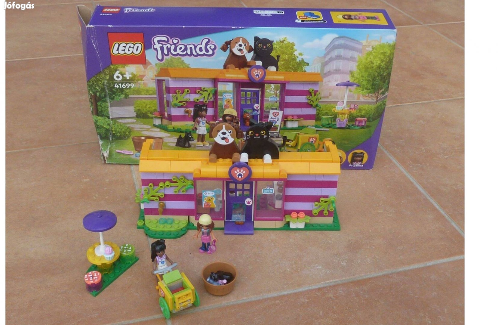 LEGO Friends - Kisállat örökbefogadó kávézó 41699