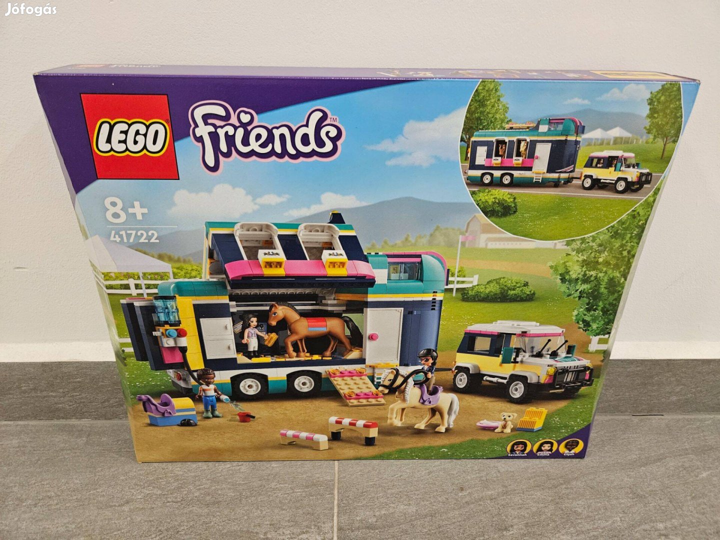 LEGO Friends - Lovas parádé utánfutó 41722 új, bontatlan