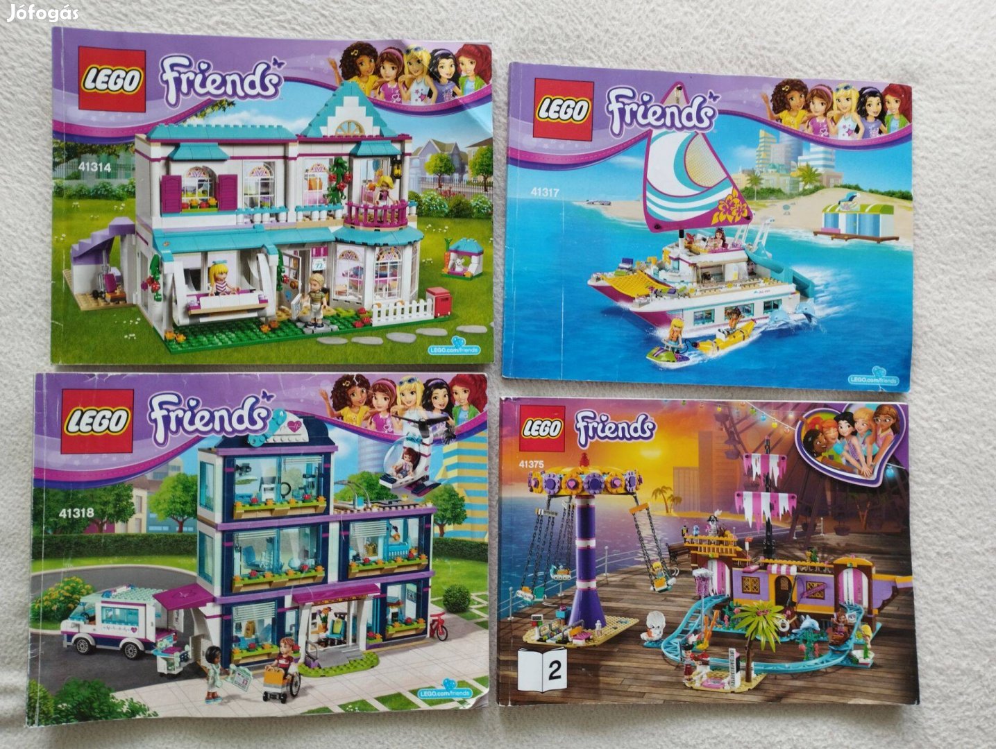 LEGO Friends összeszerelési útmutató füzetek