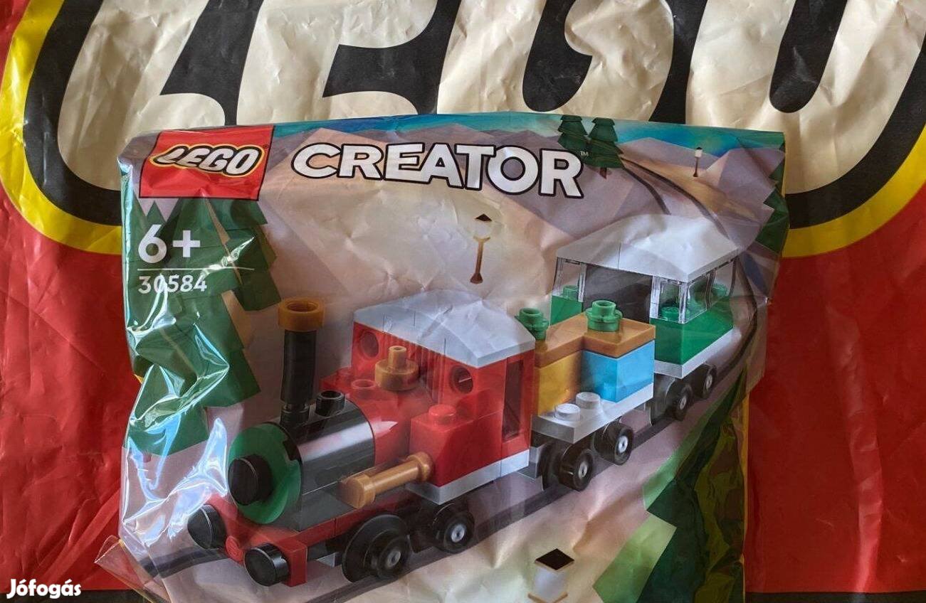 LEGO GWP 30584 Winter Holiday Train polybag Bontatlan készlet