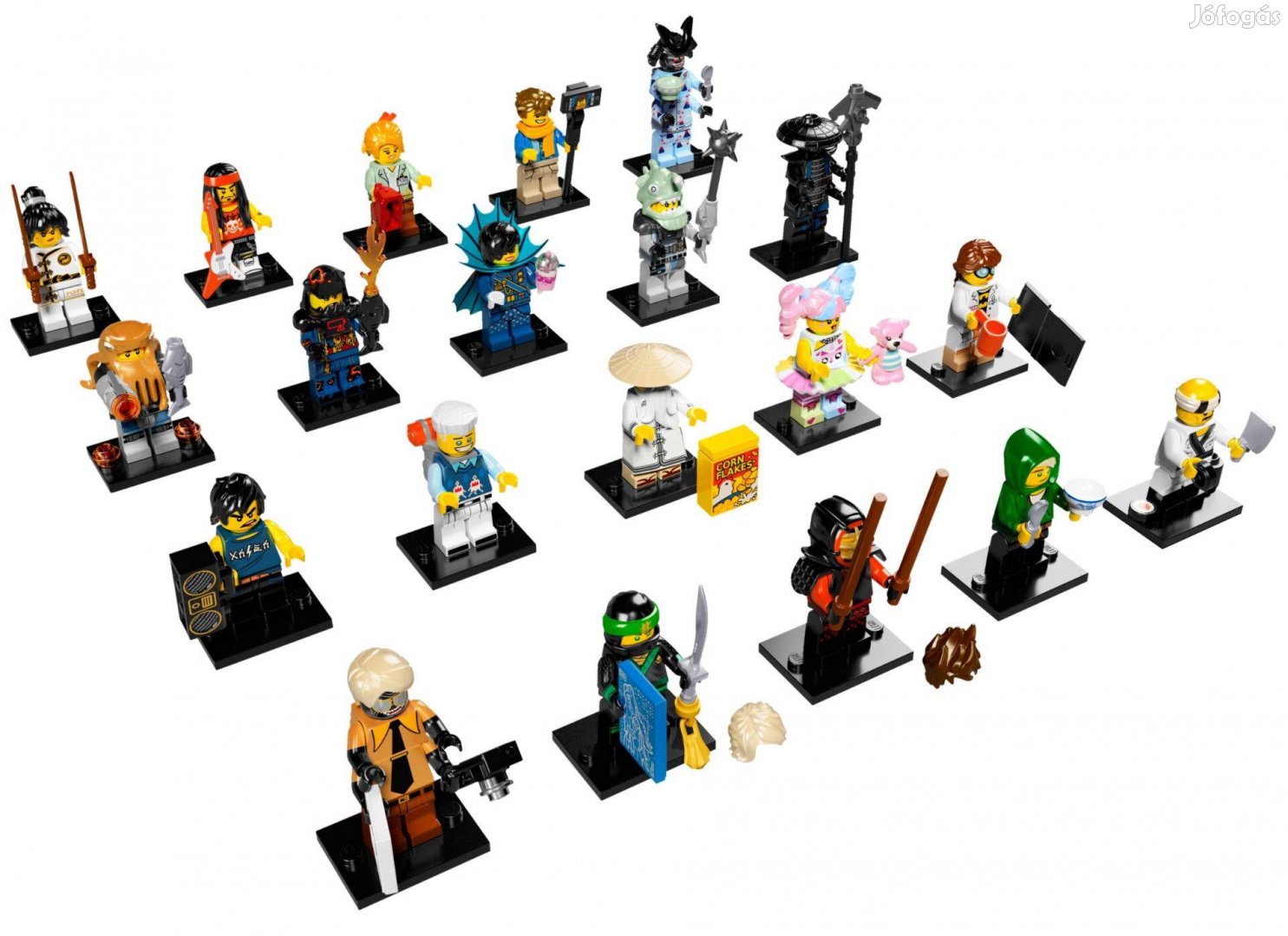 LEGO Gyűjthető minifigura Ninjago Movie széria, teljes sorozat 20 db,