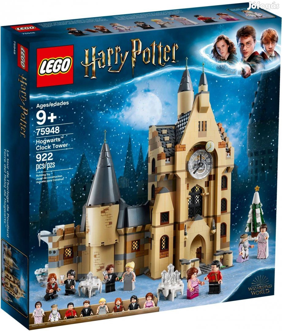 LEGO Harry Potter 75948 Hogwarts Clock Tower bontatlan, új