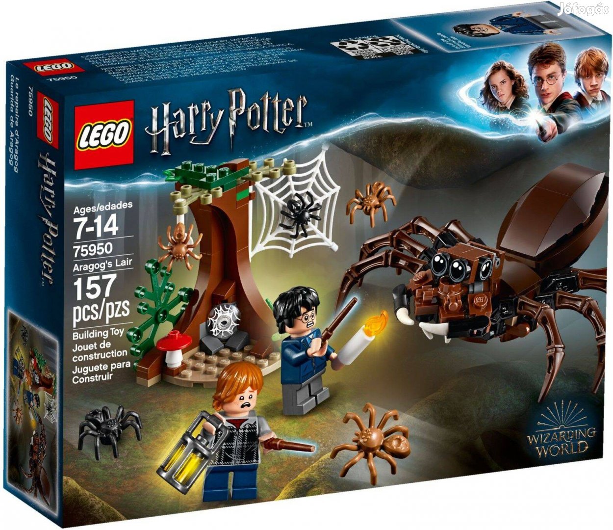 LEGO Harry Potter 75950 Aragogs Lair új, bontatlan utánvét