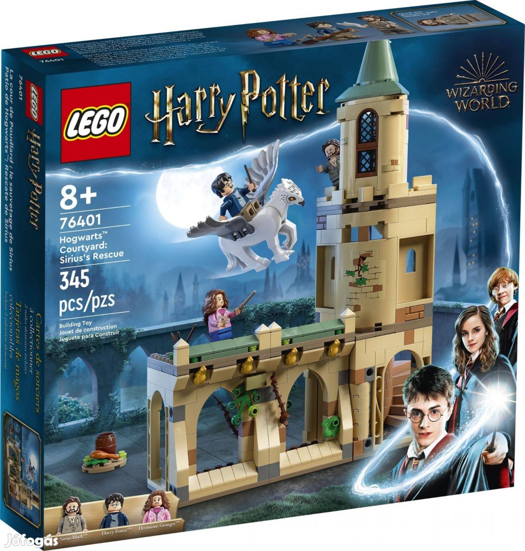 LEGO Harry Potter 76401 Hogwarts Courtyard: Sirius's Rescue új, bontat