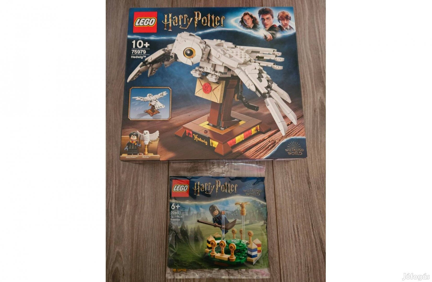 LEGO Harry Potter Hedwig 75979 és Kviddics edzés 30651 bontatlan eladó