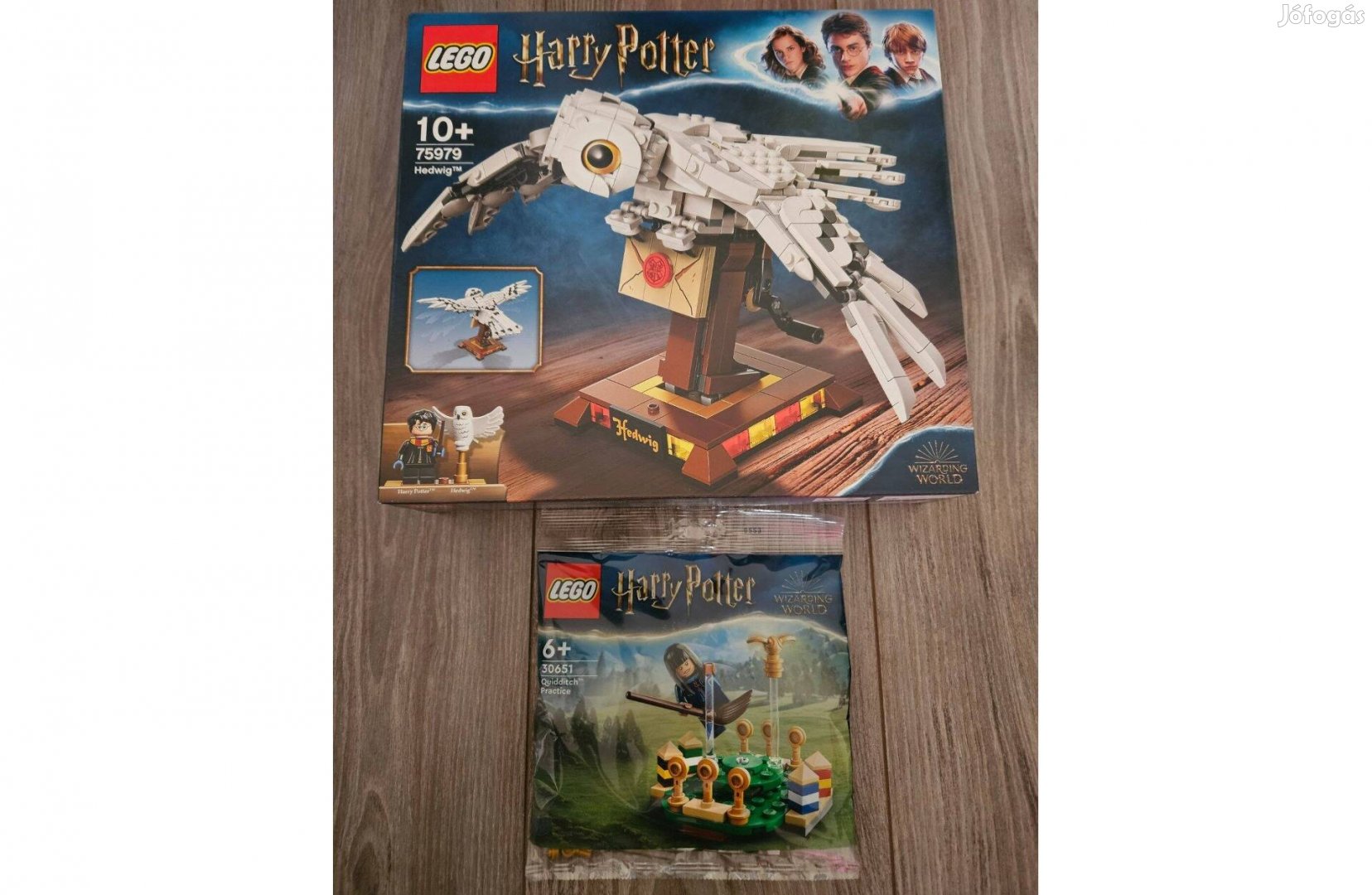 LEGO Harry Potter Hedwig 75979 és Kviddics edzés 30651 együtt eladó!