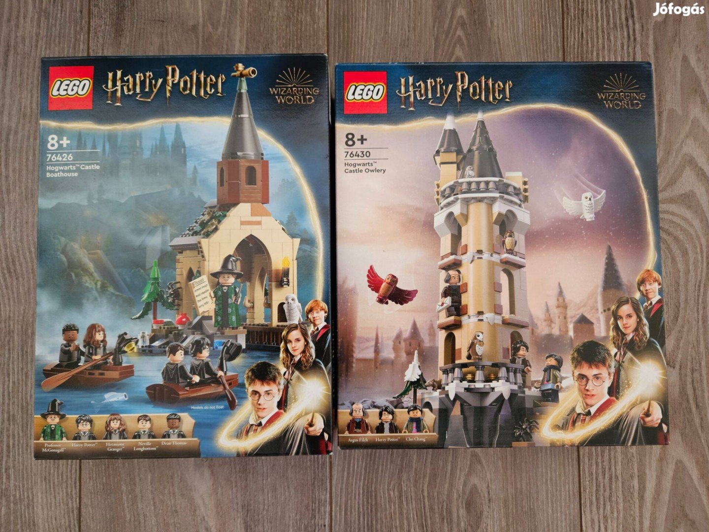 LEGO Harry Potter Roxfort csónakháza 76426 és bagolyháza 76430 új