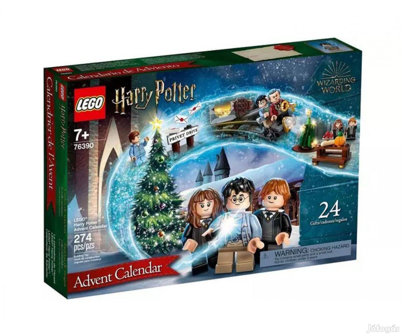 LEGO Harry Potter - Adventi naptár 2021 (76390) Bontott teljes készlet