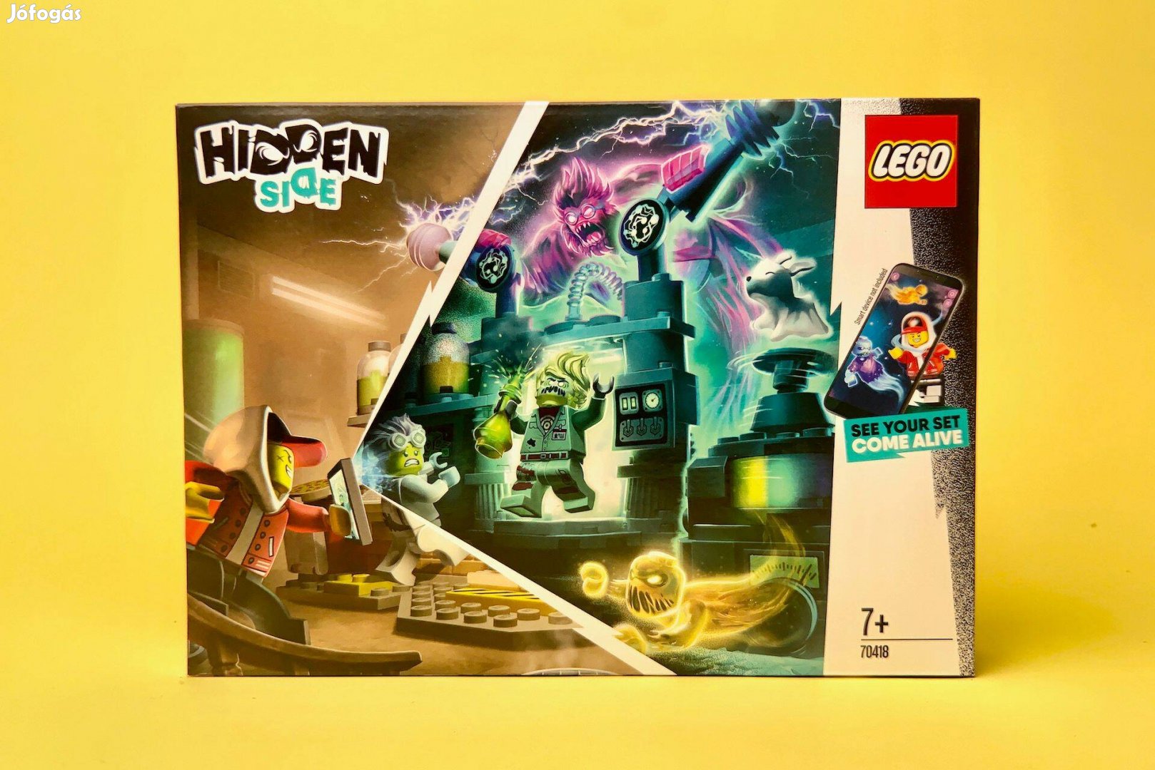 LEGO Hidden Side 70418 J.B.'s Ghost Lab, Új, Bontatlan