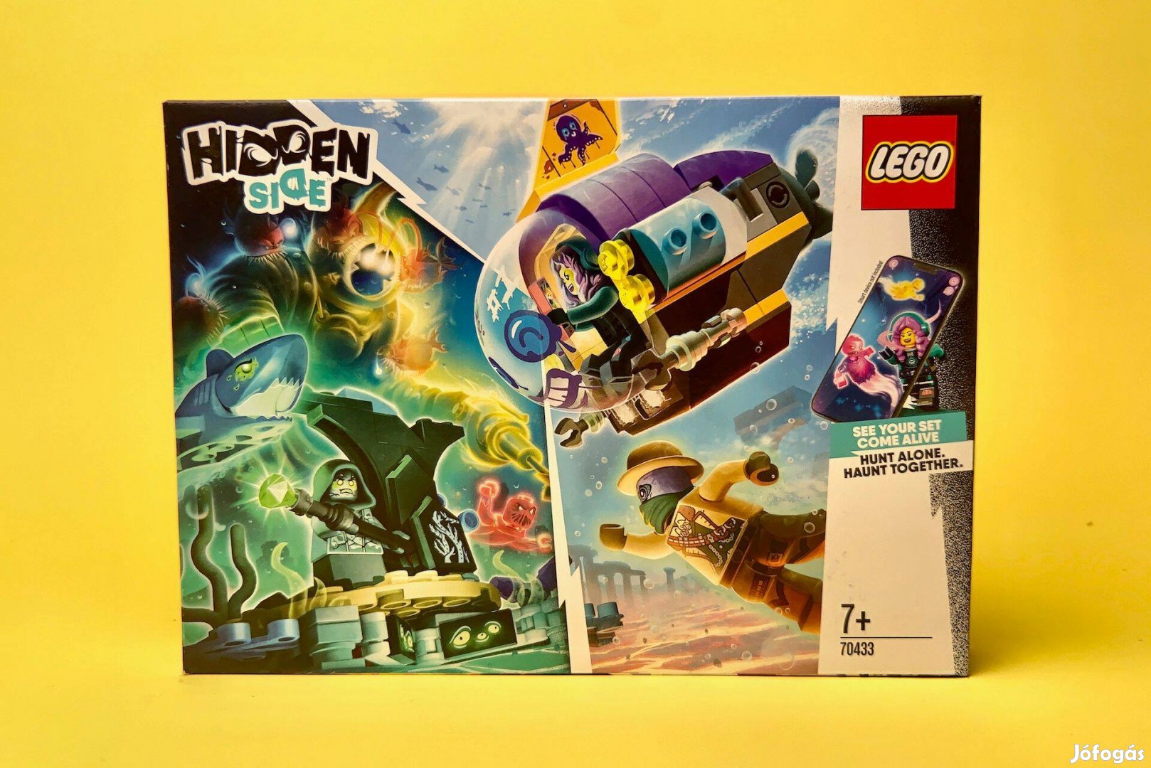LEGO Hidden Side 70433 J.B.'s Submarine, Új, Bontatlan