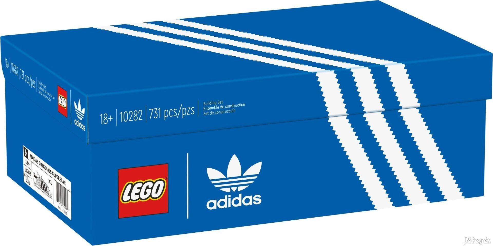 LEGO Icons 10282 Adidas Originals Superstar új, bontatlan