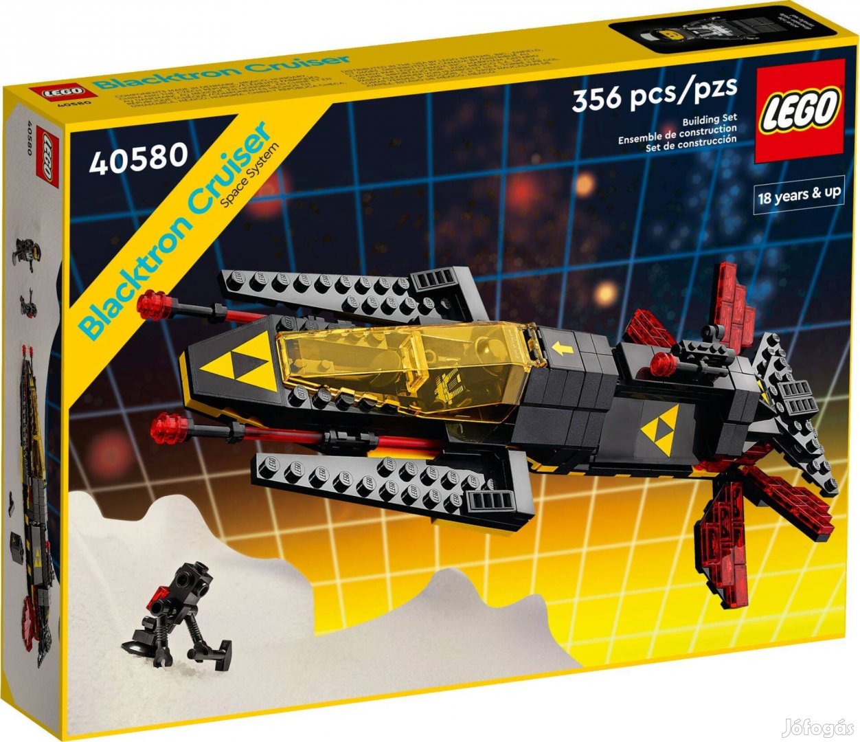 LEGO Icons 40580 Blacktron Cruiser új, bontatlan