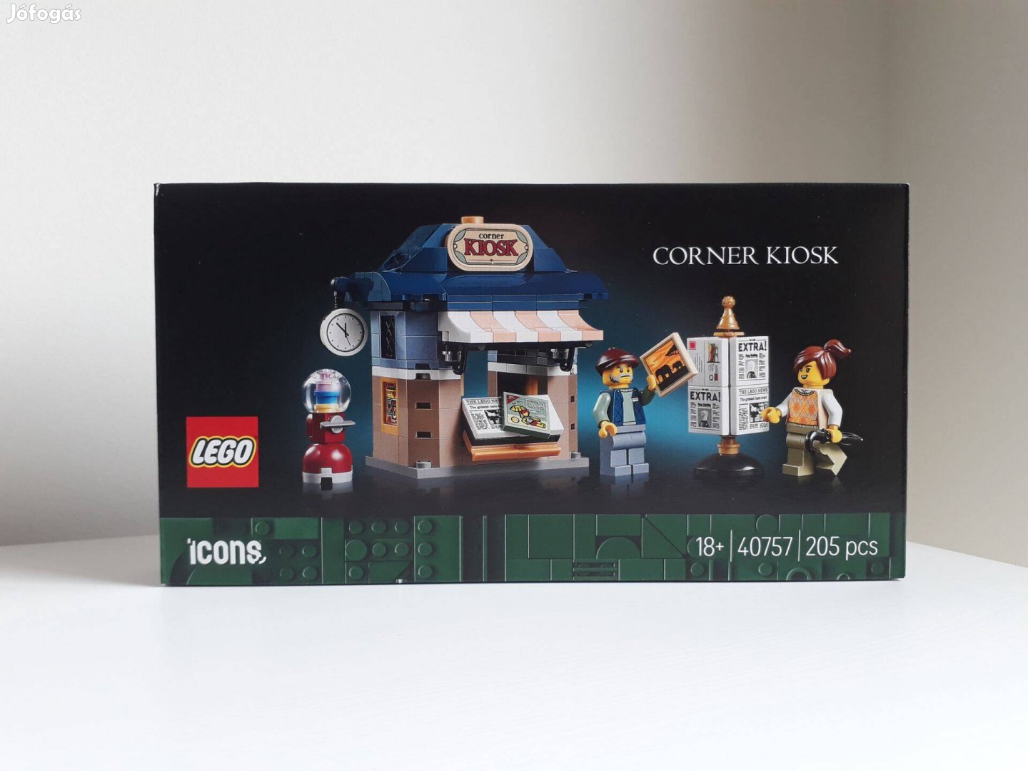 LEGO Icons 40757 - Sarki kioszk / Corner Kiosk - Bontatlan Új