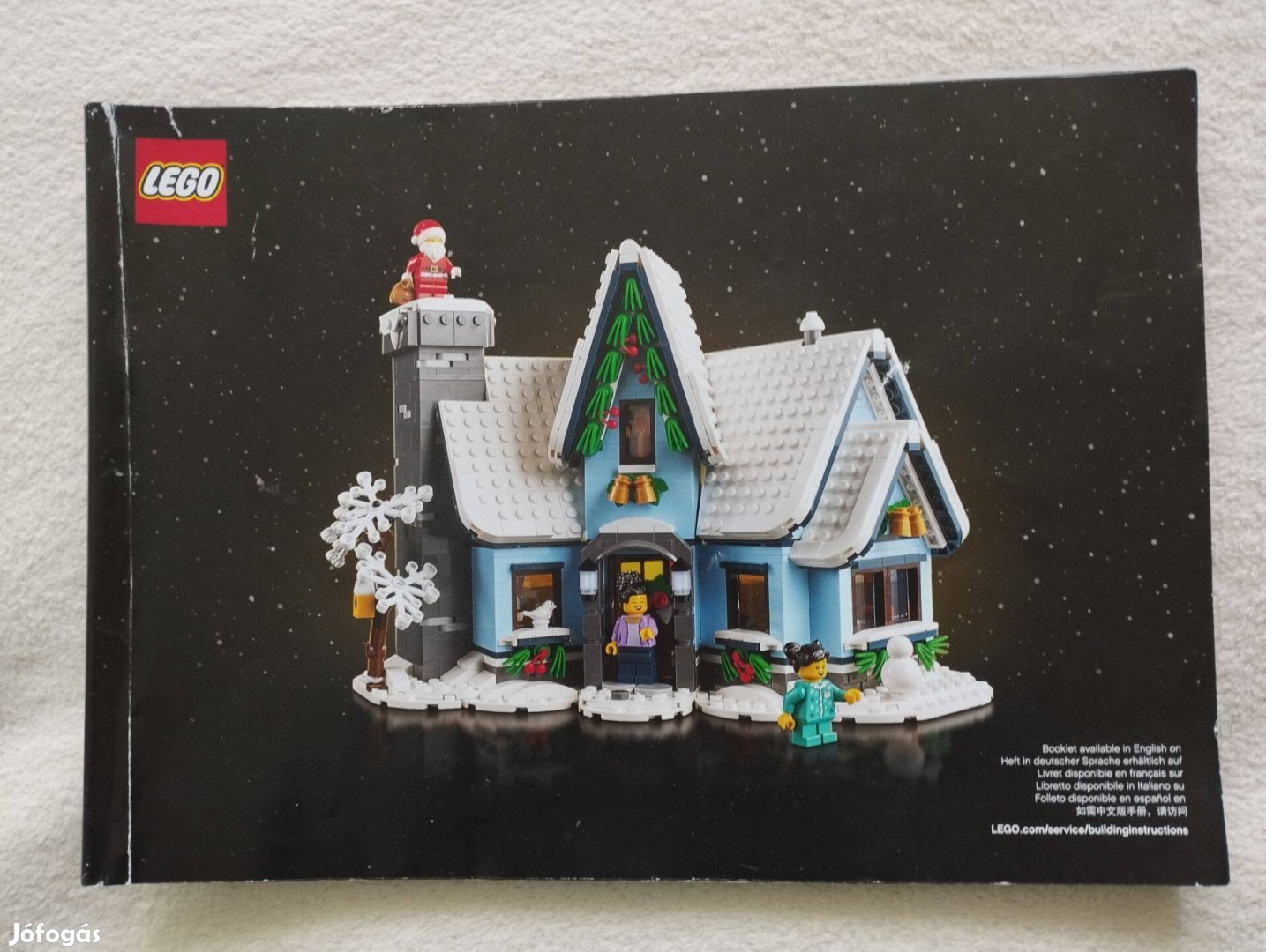 LEGO Icons: A Mikulás látogatása 10293 Összeszerelési útmutató füzet