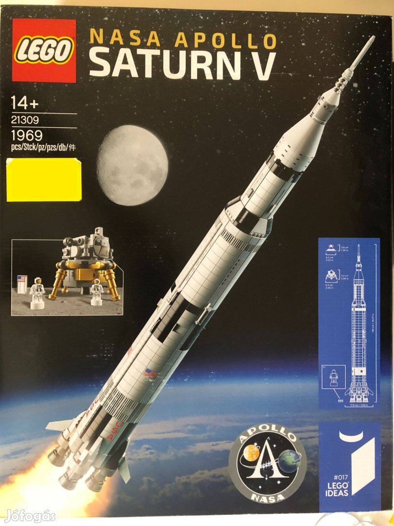 LEGO Ideas 21309 NASA Apollo Saturn V Új! Bontatlan!