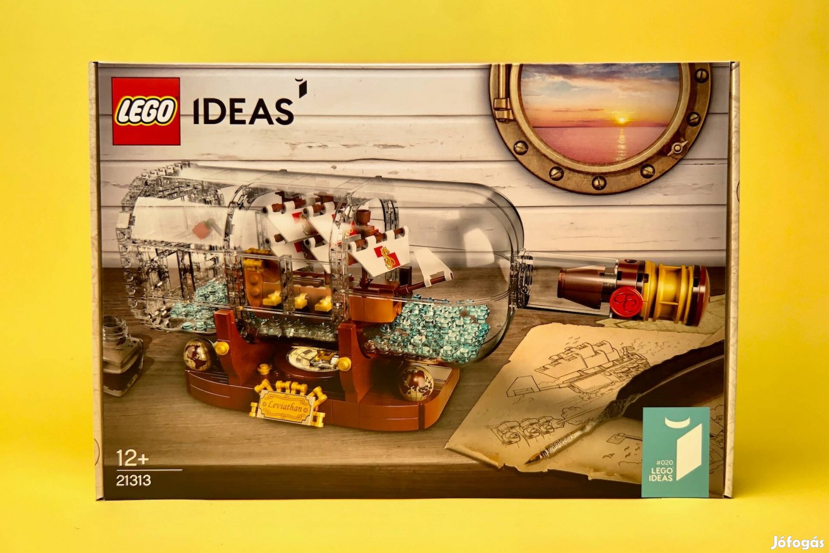 LEGO Ideas 21313 92177 Hajó a palackban, Új, Bontatlan
