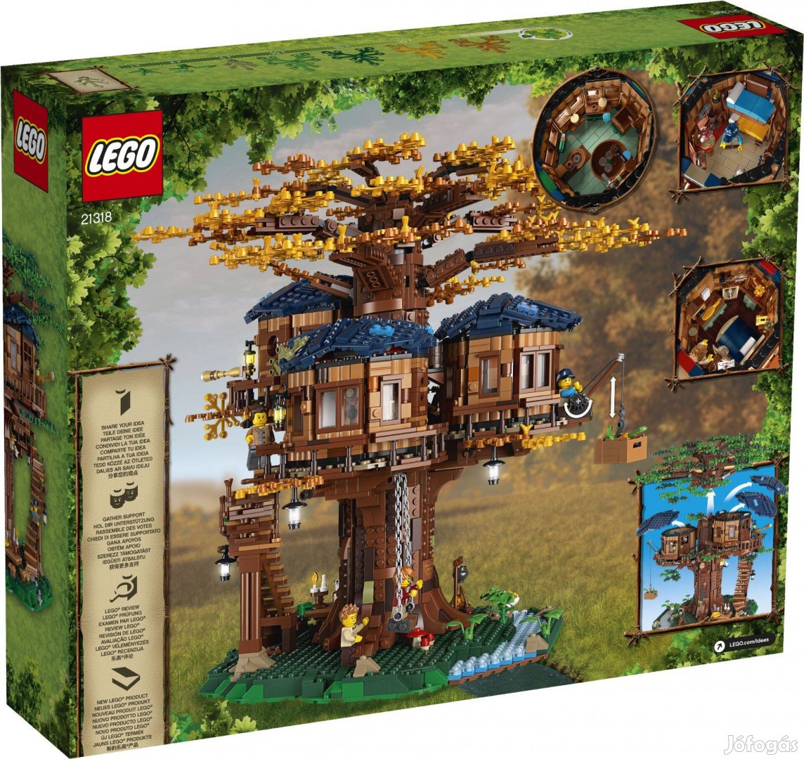 LEGO Ideas 21318 Tree House bontatlan, új