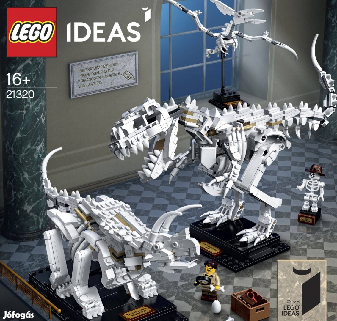 LEGO Ideas 21320 Dinosaur Fossils új, bontatlan