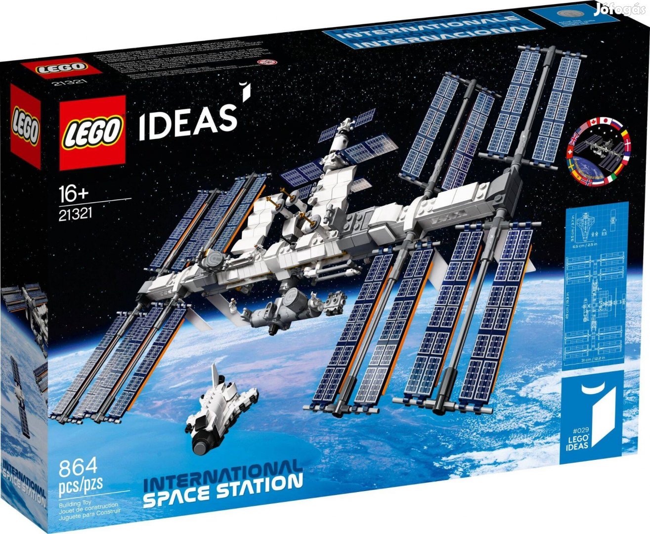LEGO Ideas 21321 International Space Station új, bontatlan