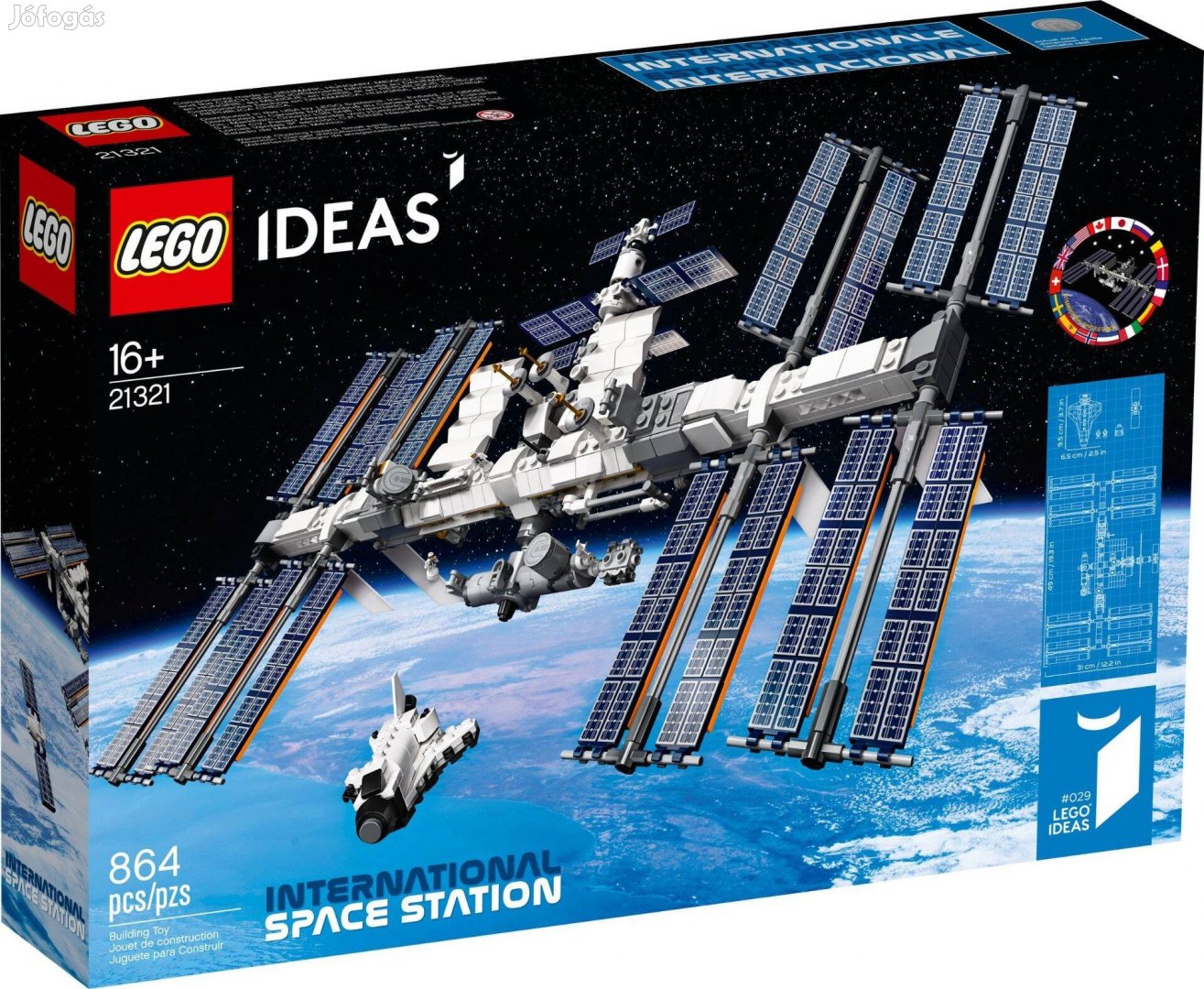 LEGO Ideas 21321 International Space Station új, bontatlan