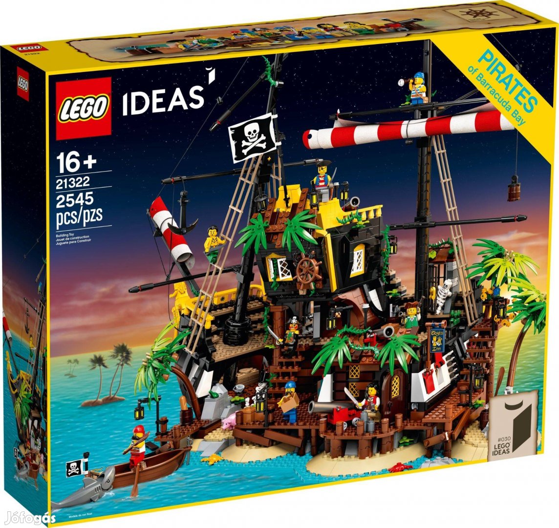 LEGO Ideas 21322 Pirates of Barracuda Bay új, bontatlan