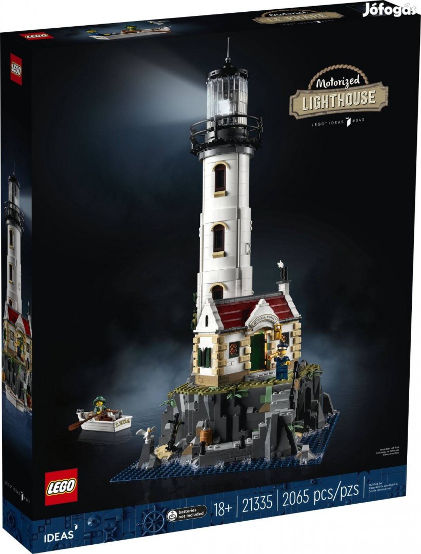 LEGO Ideas 21335 Motorized Lighthouse új, bontatlan