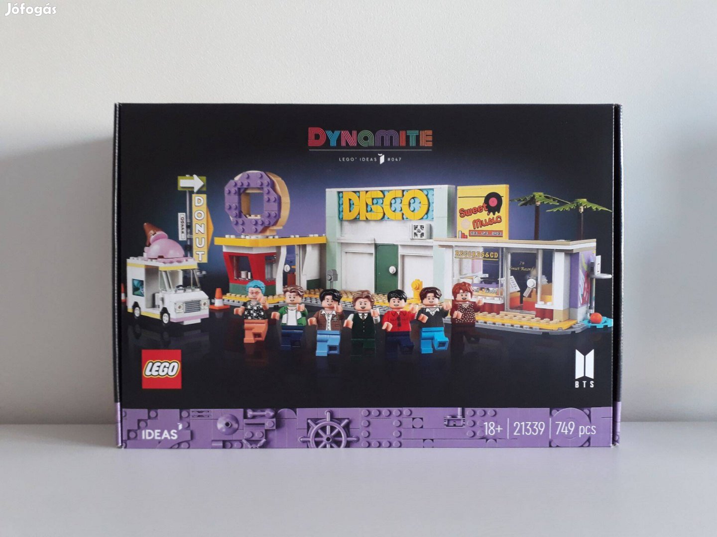 LEGO Ideas 21339 BTS Dynamite Bontatlan Új