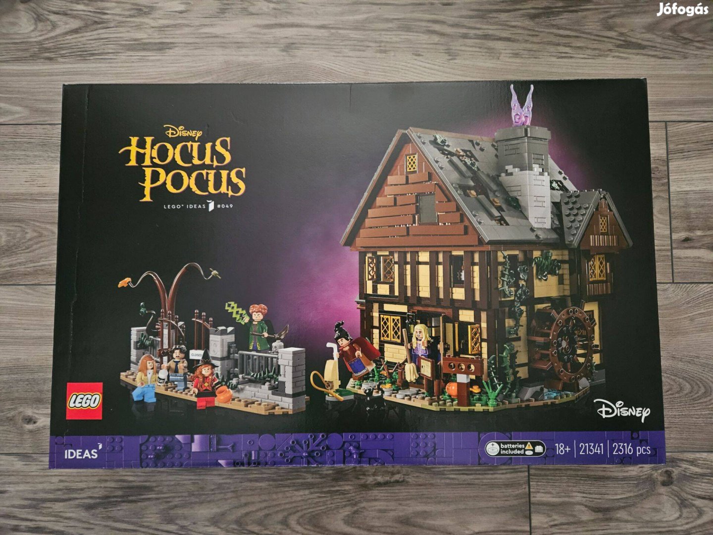 LEGO Ideas Disney Hókusz pókusz A Sanderson nővérek háza 21341 új!