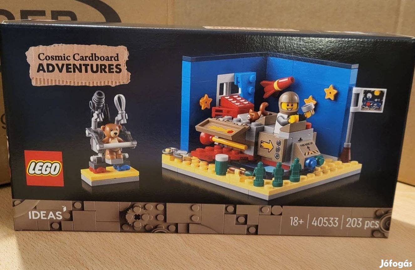 LEGO Ideas - Űrbéli karton kalandok 40533 új, bontatlan