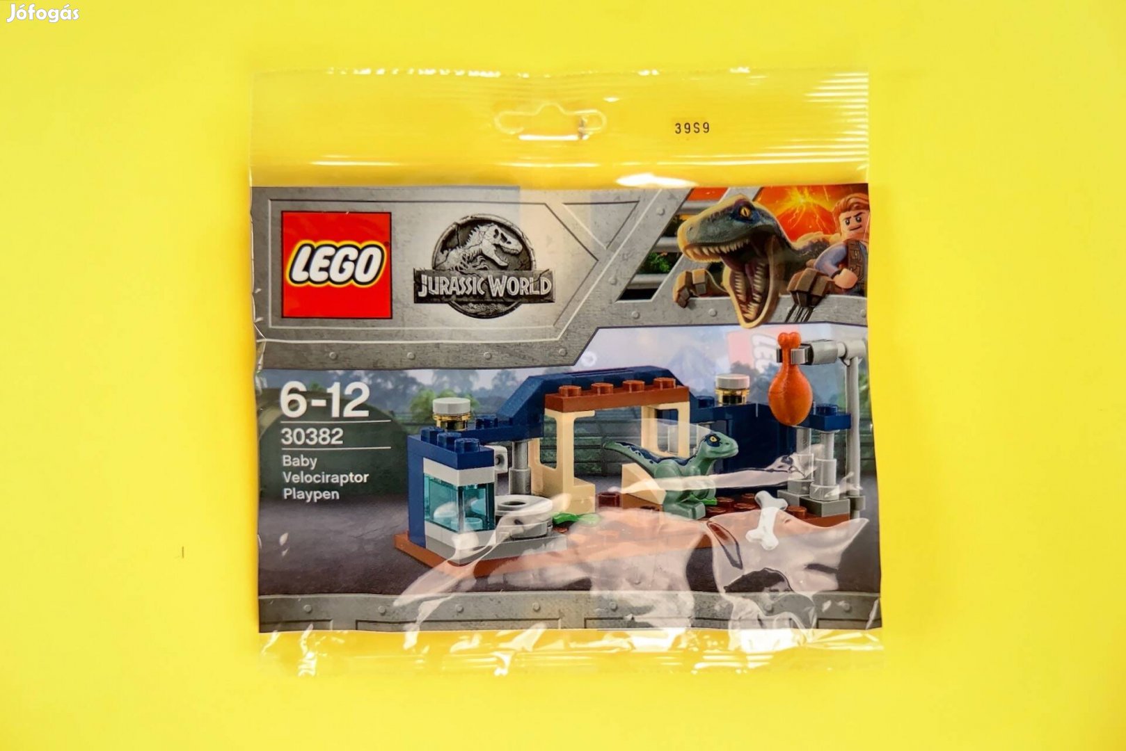 LEGO Jurassic Park 30382 Baby Velociraptor Playpen, Új, Bontatlan