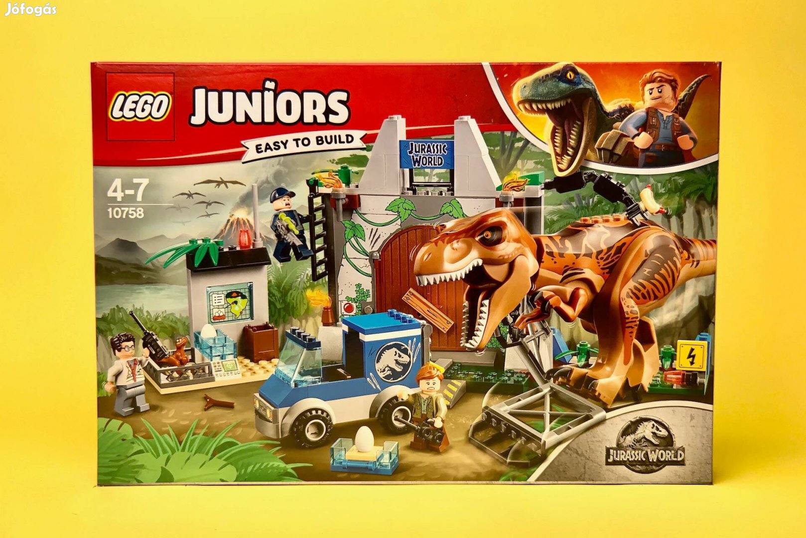 LEGO Jurassic World 10758 T. Rex Kitörés, Uj, Bontatlan