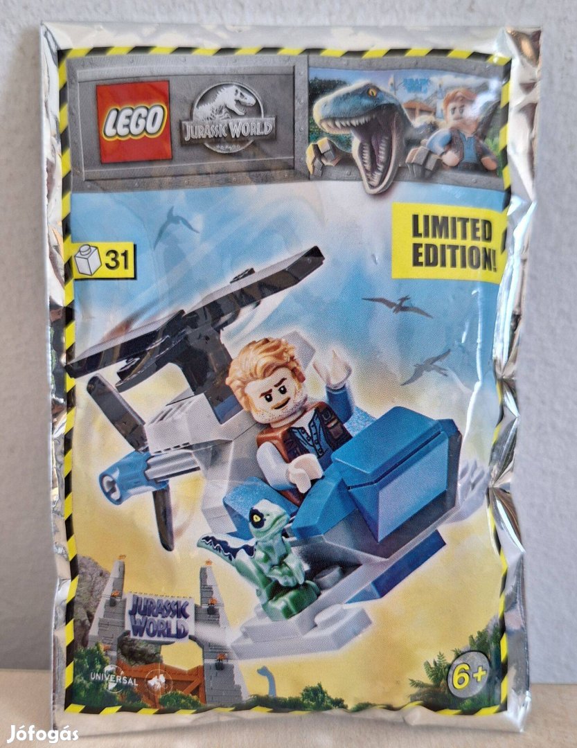 LEGO Jurassic World 122113 Owen with Helicopter