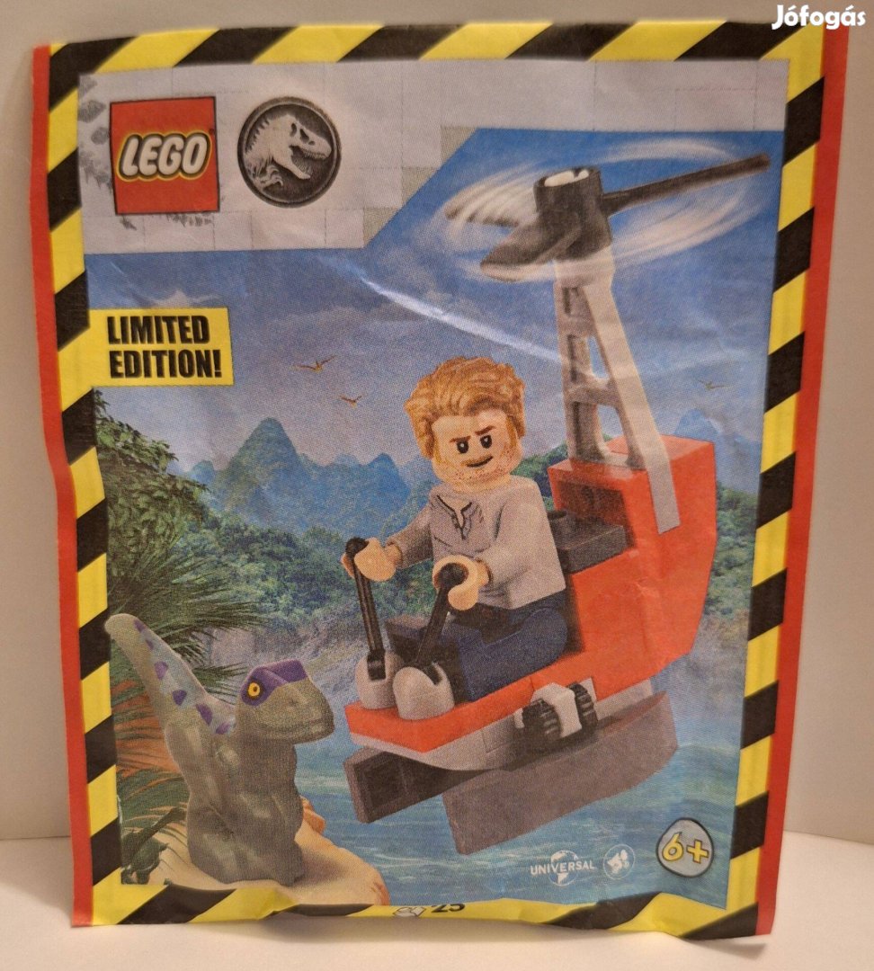 LEGO Jurassic World 122403 Owen with Helicopter and Raptor