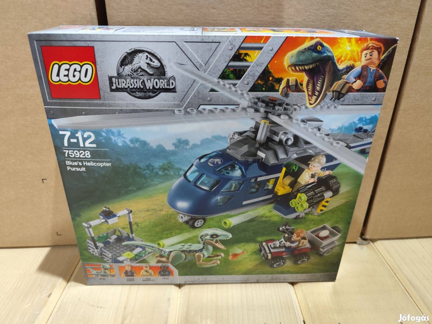 LEGO Jurassic World 75928 Blues Helicopter Pursuit új,