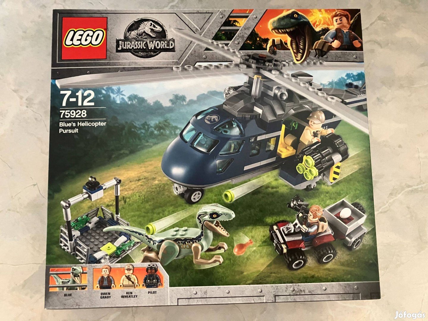 LEGO Jurassic World 75928 - Blue helikopteres üldözése (új, bontatlan)