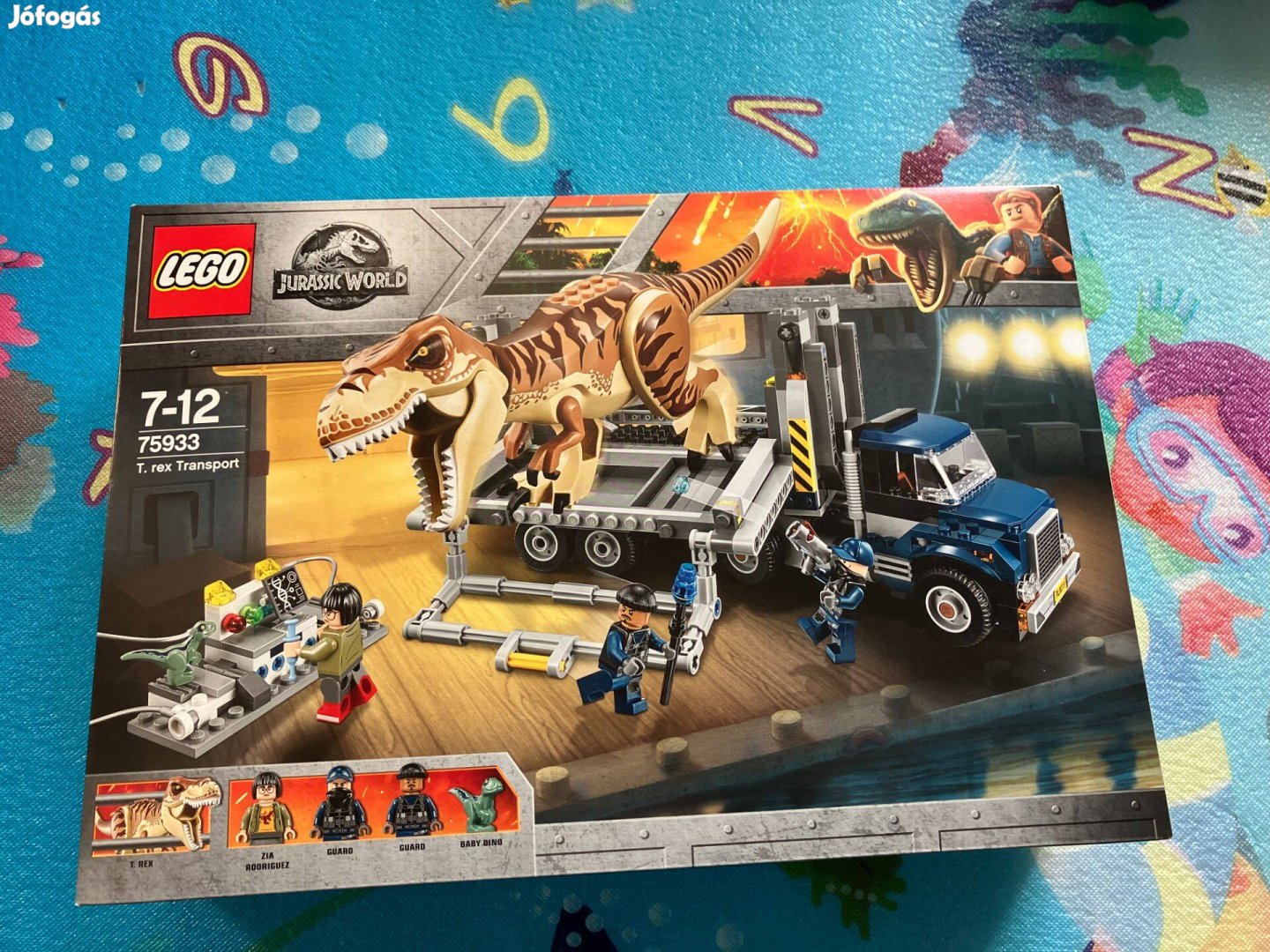 LEGO Jurassic World 75933 - T. rex szállítás (új, bontatlan)