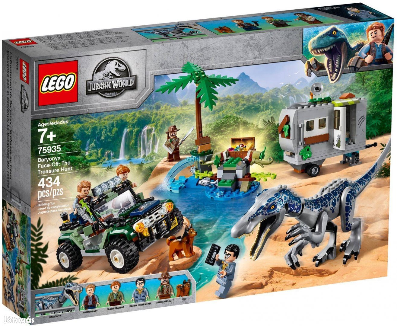 LEGO Jurassic World 75935 Baryonyx Face-Off: The Treasure Hunt bontatl