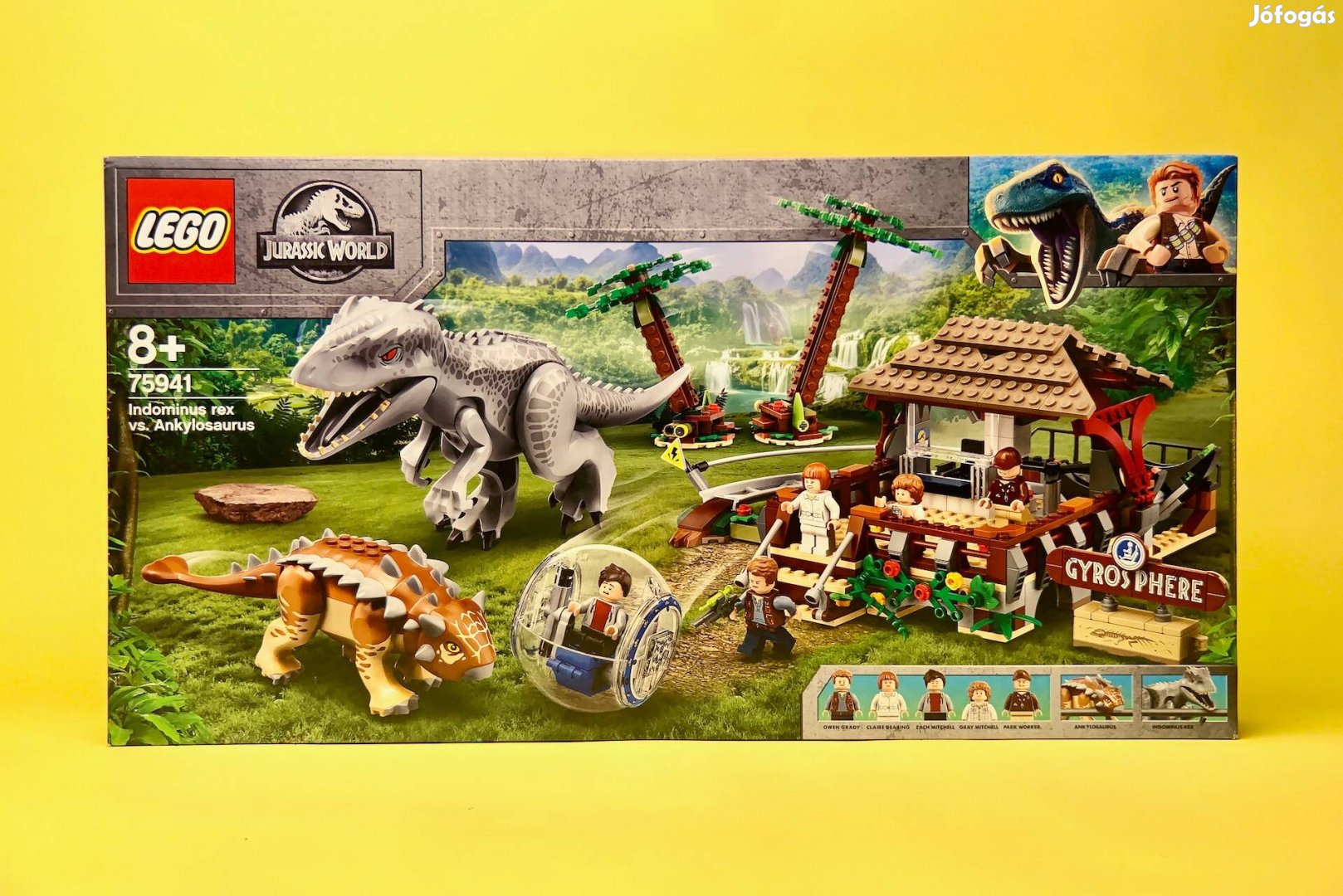 LEGO Jurassic World 75941 Indominus rex vs. Ankylosaurus, Új Bontatlan