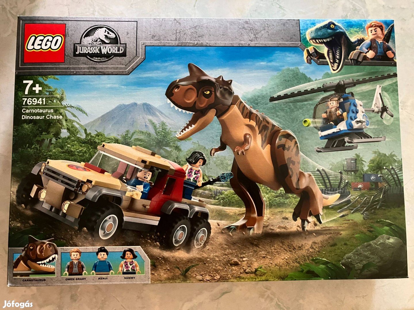 LEGO Jurassic World 76941 - Carnotaurus dinoszaurusz üldözés (új)