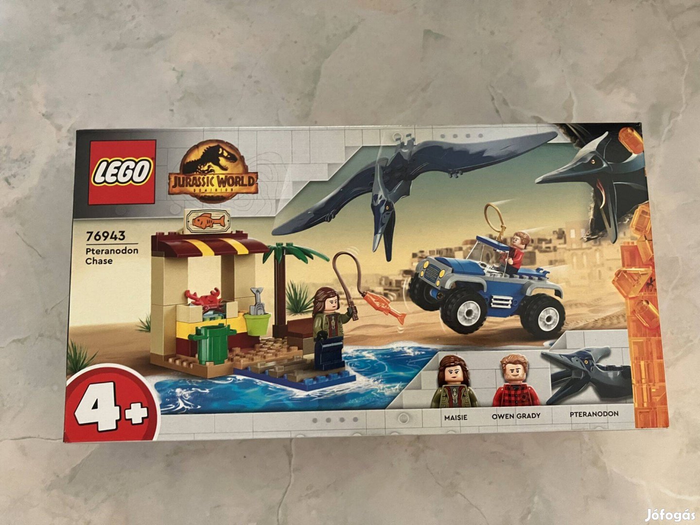 LEGO Jurassic World 76943 - Pteranodon üldözés (új, bontatlan)