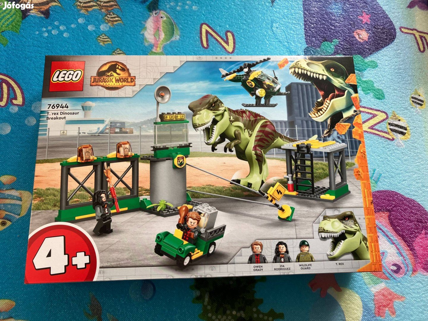 LEGO Jurassic World 76944 - T-Rex dinoszaurusz szökés (új, bontatlan)