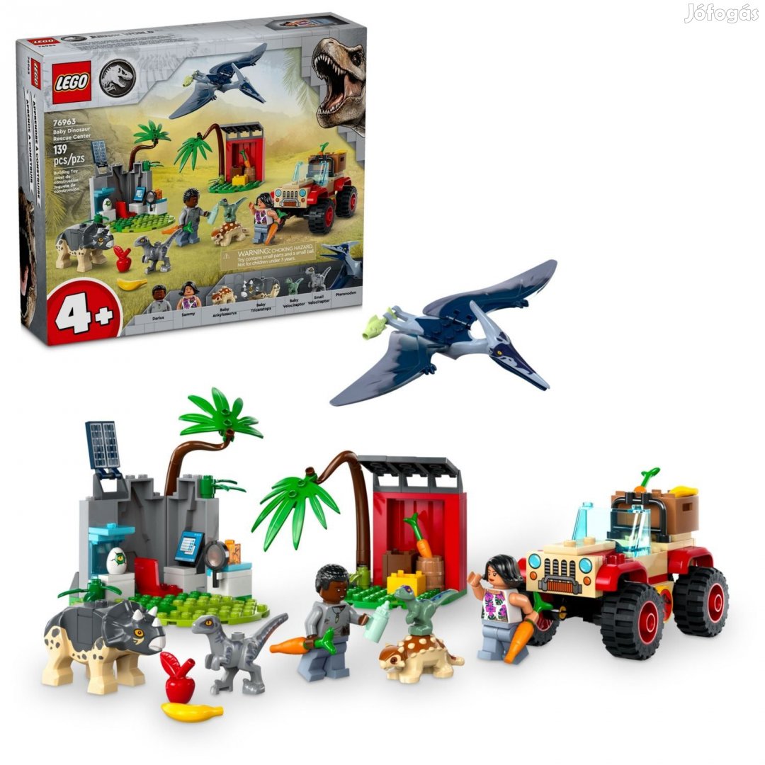 LEGO Jurassic World 76963 Kis dínók mentőközpont - 76963