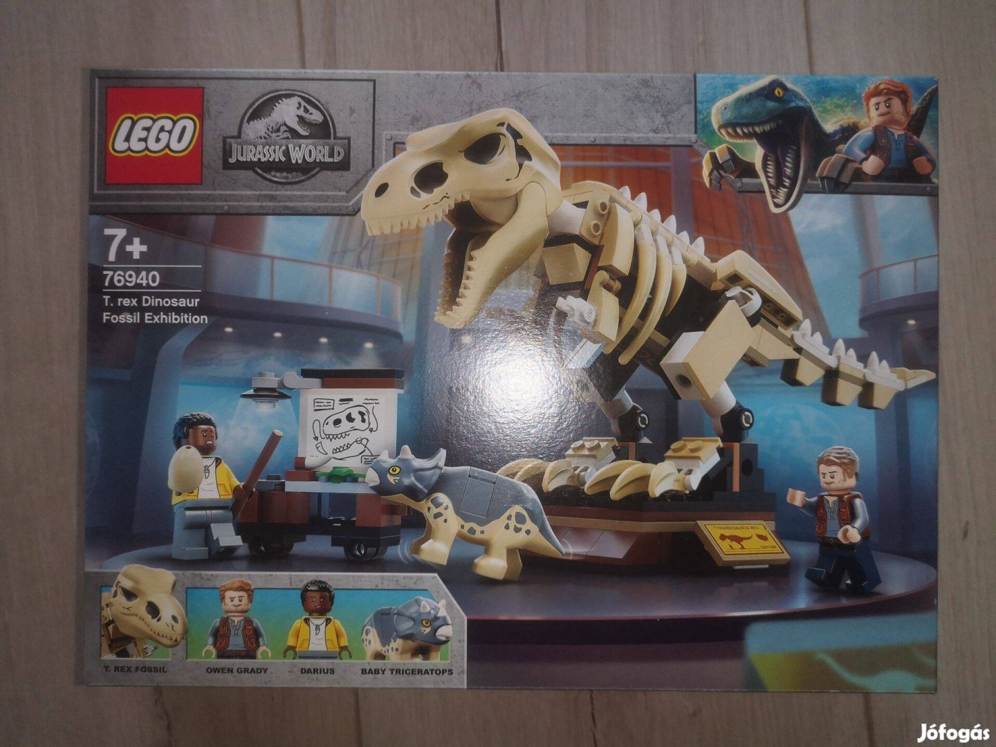 LEGO Jurassic World T-Rex dinoszaurusz őskövület kiállítás (76940)
