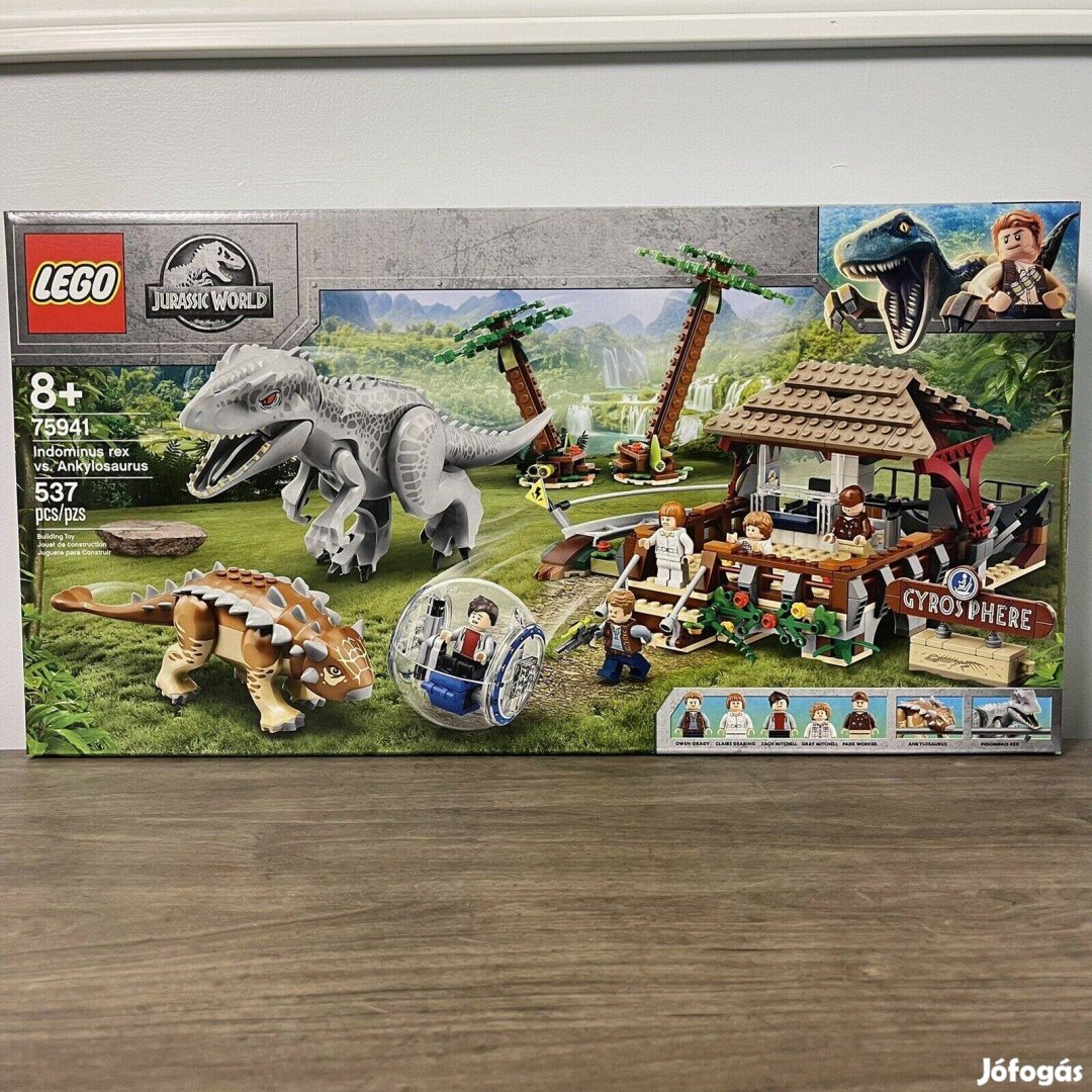 LEGO Jurassic World - Indominus Rex az Ankylosaurus ellen (75941)