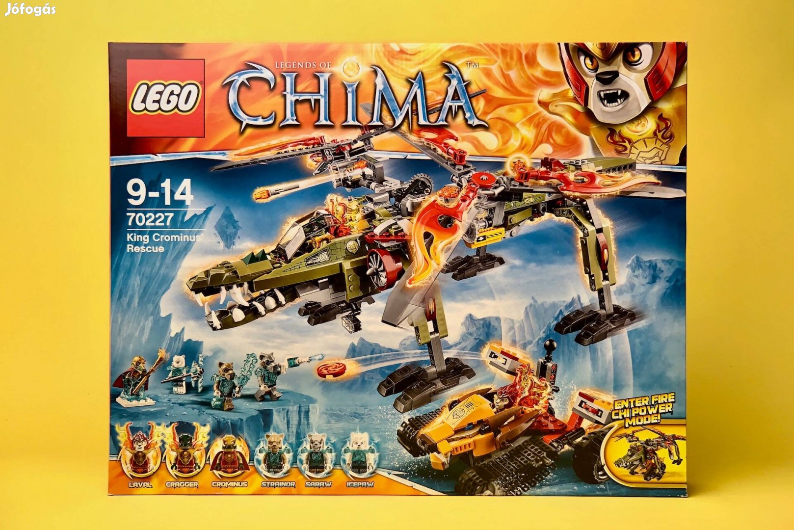 LEGO Legends of Chima 70227 Crominus király megmentése, Új, Bontatlan