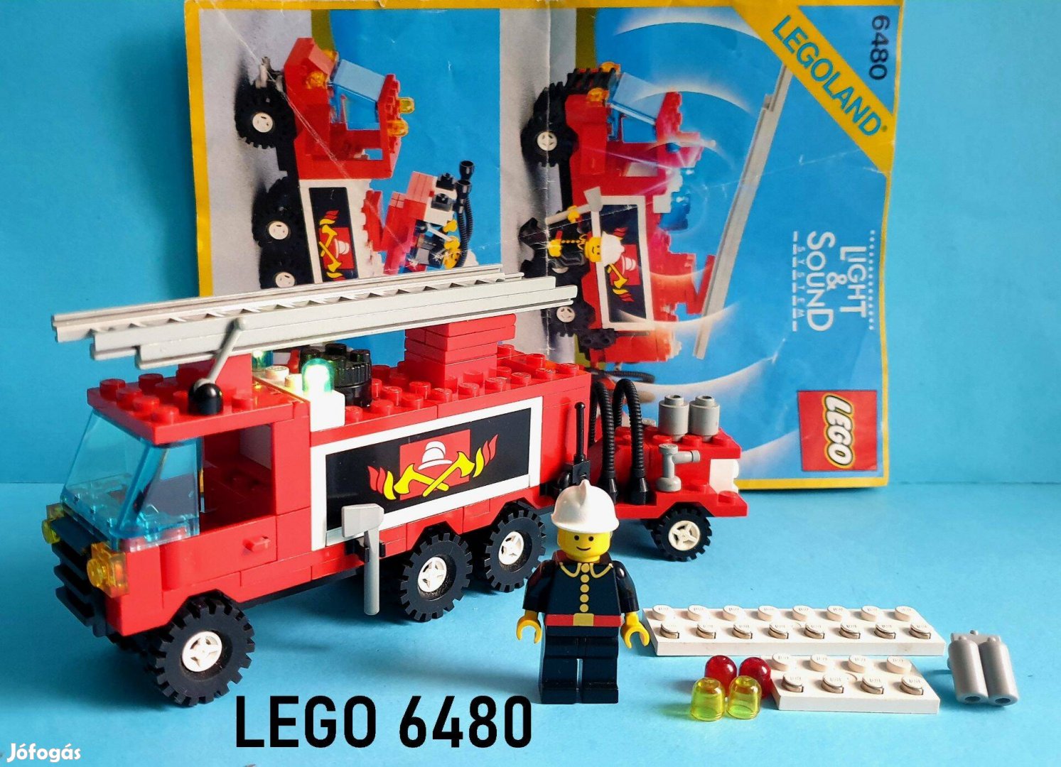 LEGO Legoland 6480 Hook and Ladder Truck (1986), lightsound funkció