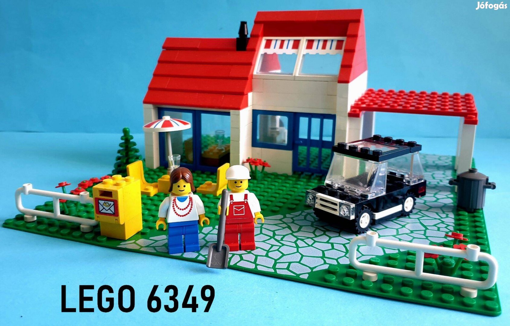 LEGO Legoland Classic Town 6349 Vacation House (1988), hiánytalan