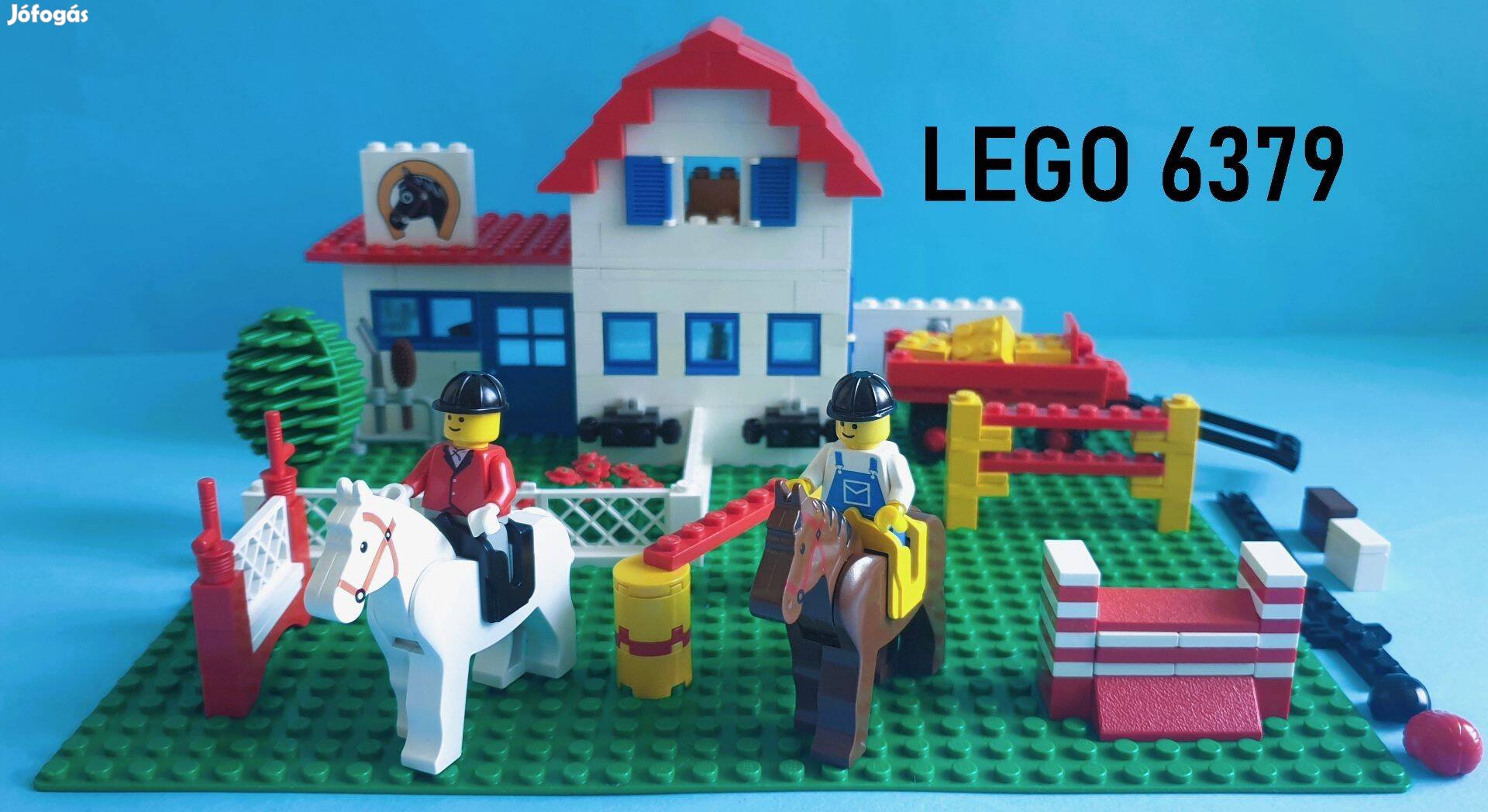 LEGO Legoland Classic Town 6379 Riding Stable (1986), hiánytalan