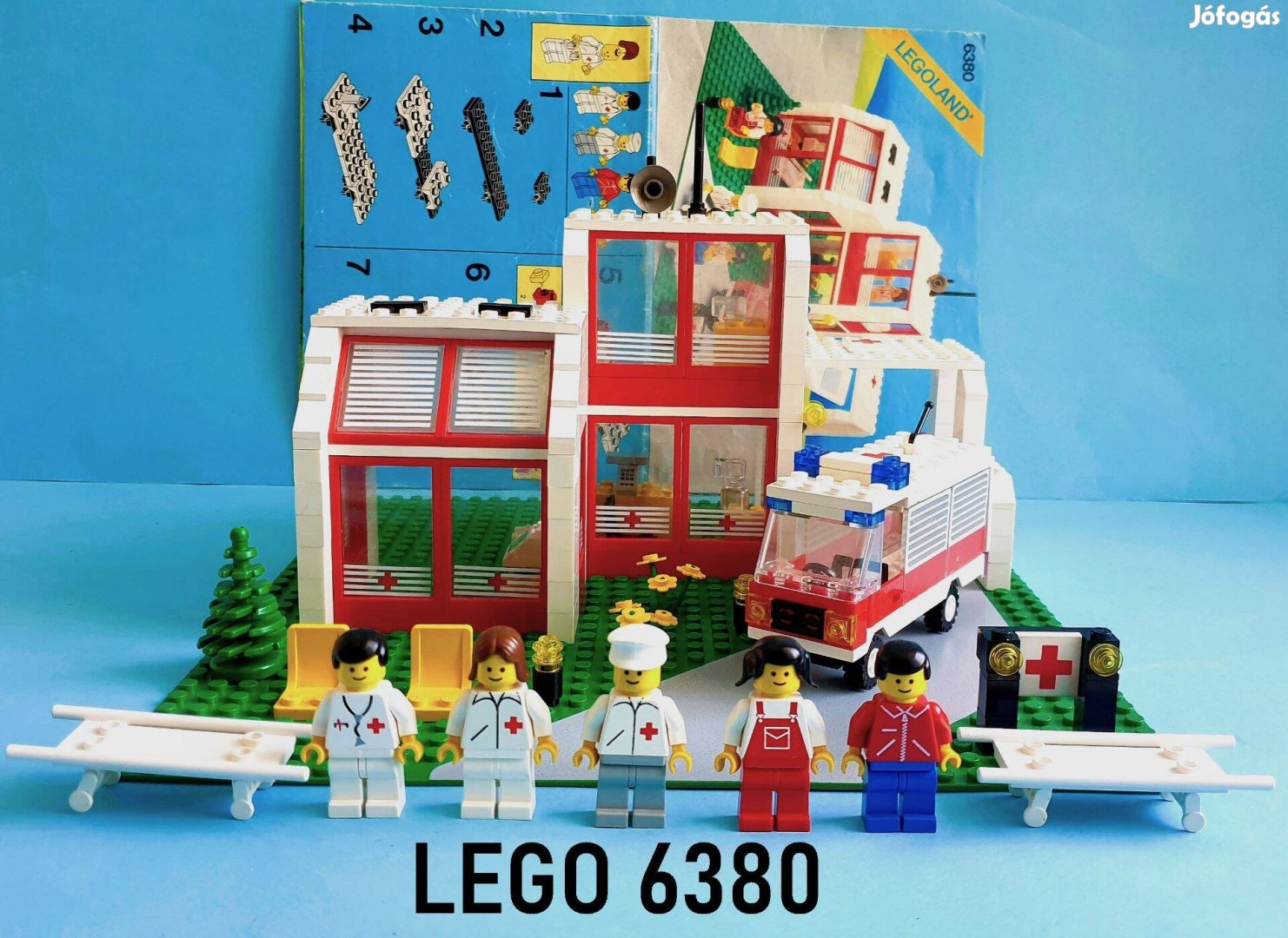 LEGO Legoland Classic Town 6380 Emergency Treatment Center, útmutató