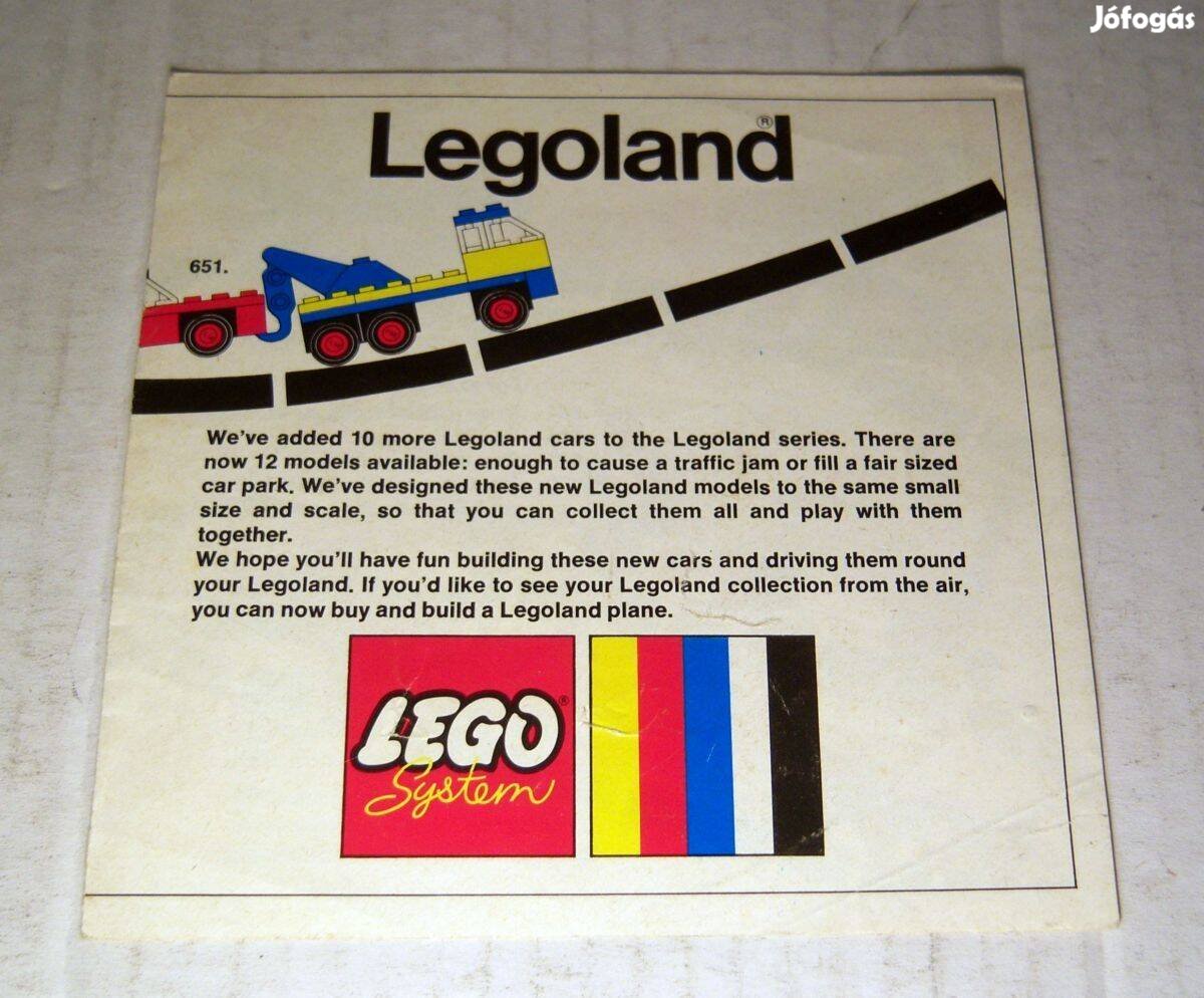 LEGO Legoland Katalógus 1972 (97314-OS)